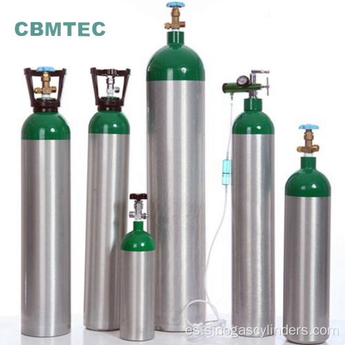 Juegos de cilindros de aluminio de oxígeno médico CBMTech 4.6L